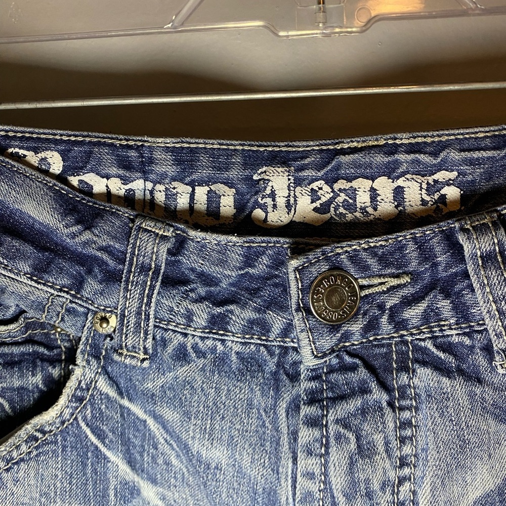 Vintage Bongo Jeans distressed straight leg jeans - Picture 3 of 16